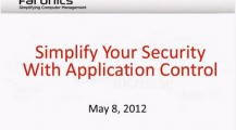 Webinar: Simplify Your Security with Application Control